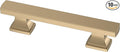FRANKLIN BRASS Tiered Foot (10-Pack) Cabinet Handles 3" Hole Center Pulls | Champagne Bronze Hardware Kitchen Door, Drawers, Dressers, Furniture P49572C-CZ-B