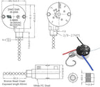 Ceiling Fan Pull Chain Switch Zing Ear ZE-208s E89885,3 Speed 4 Wire Pull Chain Fan Light Switch with 4 Pre-Installed Wires Fit for Harbor Breeze Fans Replacement Part (Nickel)