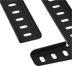 LUCID Brackets-Attach Headboad to L100 Adjustable Bed Base - Easy to Customize - Durable - Solid Steel, Headboard, Black