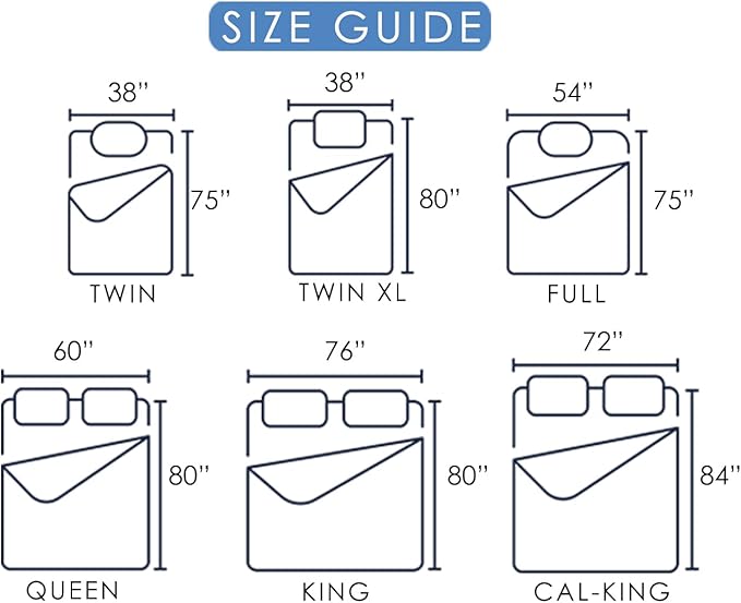 Marine Moon Mattress Topper Queen, Cooling Pillow Top Mattress Topper, Extra Thick Plush Mattress Pad Cover, Overfilled with 7D Down Alternative, Relief Back Pain, Soften Hard Mattress, 80'' x 60''