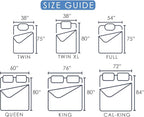 Marine Moon California King Mattress Topper, Extra Thick Bed Topper, Cooling Plush Pillow Top Mattress Toppers Soft Down Alternative Pad, Hotel Quality Pillow Topper, Cal King