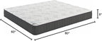 Ottomanson Queen 9" Hybrid Mattress - Medium-Firm Support - Made in USA - Individually Pocketed Coils & CertiPUR-US Foam - Fiberglass-Free - Bed in a Box