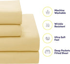 Sweet Home Collection 5 Piece Comforter Set Bag Solid Color All Season Soft Down Alternative Blanket & Luxurious Microfiber Bed Sheets, Sorento, Twin