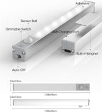 6 Pack Led Under Cabinet Lights Wireless with Charging Station, 7’’ Rechargeable Motion Sensor Light Indoor, Dimmable Closet Lights for Cabinets, Bookshelf, Stair, Hallway