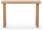 Plank+Beam Solid Wood Console Table, 46 Inch, Sofa Table, Narrow Entryway Table for Hallway, Behind The Couch, Living Room, Foyer, Easy Assembly, Blonde