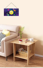 Personalized Sign Outer Space Room Décor Kids Room Decor, Sun Earth Theme Little Man Cave Wall Art Decor for Nursery, Solar System Nursery Door Decor for Toddler Baby Boys Room