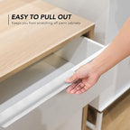 Ravinte Hardware 10 Pack Silver Cabinet Handles, 11.8 Inch (300mm) Finger Edge Pulls, 8.8 Inch Hole Center, Finger Pulls for Cabinets