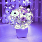 String Lights, Waterproof LED String Lights,2 Pack 20ft 60 LED Festival Decorations Crafting Battery Powered Copper Wire Starry Fairy Lights