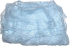 BCBYou Princess Bed Canopy Netting Mosquito Net Round Lace Dome for Twin Full and Queen Size Beds Crib with Jumbo Swag Hook (Light Blue)
