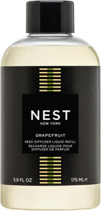 NEST New York Reed Diffuser Liquid Refill, Grapefruit - 5.9 fl oz - Fragrance for Up to 90 Days - Flame Free