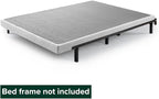 ZINUS Quick Lock Metal Smart Box Spring, 4 Inch Mattress Foundation, Strong Metal Structure, Easy Assembly, Queen White, Hassle & Headache Free