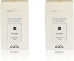 Capri Blue Pura Smart Home Plug-in Diffuser Refills – Includes 2 Capri Blue Pura Refills for Plug In Diffusers for Home - Long Lasting Luxury Scents - Holiday Volcano (Pack of 2)