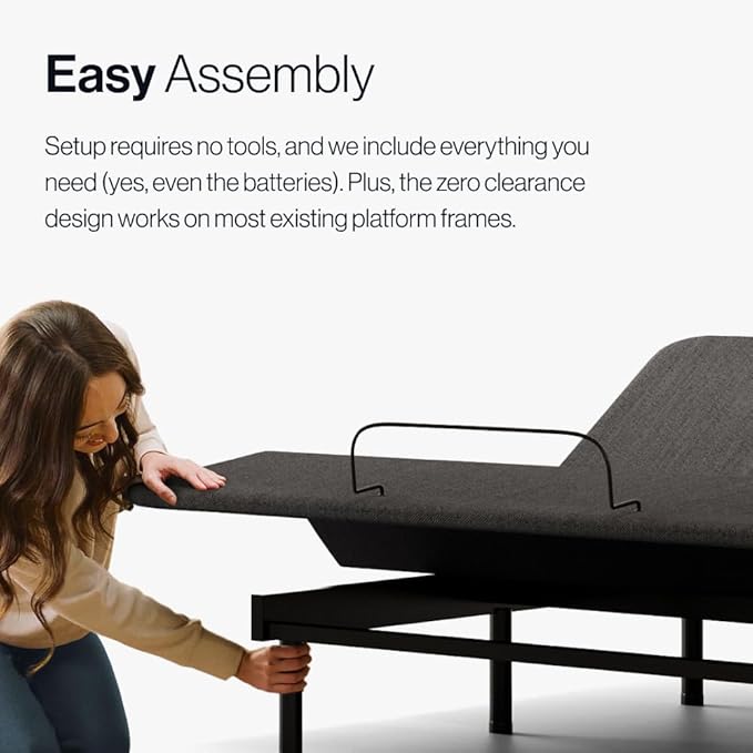 Classic Adjustable Base - Full - Head & Foot Incline - Wireless Remote with Memory - Easy Set Up - Zero Clearance - Zero Gravity - Durable Frame