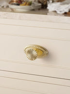 10 Pack Brushed Gold Cabinet Knobs with Base Brass Flat Drawer Pulls Kitchen Cupboard Bathroom Dresser Cabinet Hardware Handles Zinc Alloy