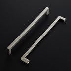 Ravinte 10 Pack 11-5/16 Inch Kitchen Square Cabinet Handles Satin Nickel Pulls Brushed Nickel Kitchen Cabinet Hardware Handles for Cupboard Drawer Pulls