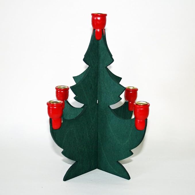 Swedish Christmas Tree Candleholder - 8"
