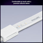 Philips Hue Indoor 10 Ft Smart RGBWW LED Solo Lightstrip Base Kit, Control with Hue App, LED Strip Lights Compatible with Alexa, Google Assistant and Apple HomeKit (Pack of 4)