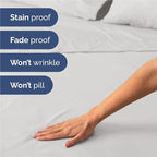 Full 6 Piece Sheet Set - Comfy Breathable & Cooling - Ultra-Soft Hotel Luxury Bedding Set w/ 8-16 Inch Deep Pockets - 1 Flat & 1 Fitted Sheet & 4 Pillowcases - Wrinkle Free & Easy Care - French Grey