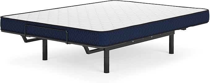 Signature Design by Ashley King Size Medium Firm 6 Inch Memory Foam Mattress with Breathable Quilted Cover, Fiberglass Free, Mattress in A Box