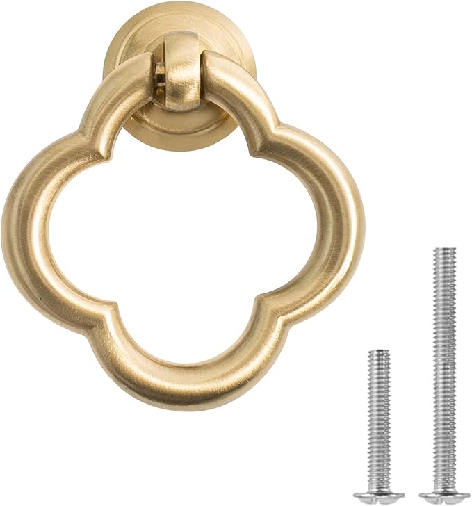 Cupboard Knobs Cabinet Knobs Drawer knobs, Zinc Alloy Gold Knobs for Dresser, Cupboard Knobs for Kitchen, Bathroom (Style C-12)