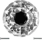 Dynasty 30mm Glass Crystal Dresser Drawer Kitchen Cabinet Door Hardware Knobs Handles - Color | Quantity Choice