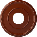 Ekena Millwork 12 1/2"OD x 3 7/8"ID x 3/4"P Bradford Fits Canopies up to 6 5/8" Ceiling Medallion, FireBrick