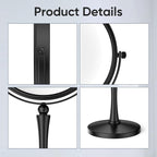 Nicesail 8' Desk Vanity Mirror, Double-Sided with 1X/7X Magnification, Makeup Mirror for Home, Hotel, Desktop
