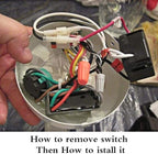 Ceiling Fan Switch ZE-268S6 3 Speed 4 Wire for Ceiling Fan Light Lamps and Wall Lights Pull Chain Switch Replacement On-Off with Pull Chain,1 Pack