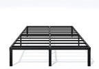 Metal Bed Frame Queen Size - 14 Inch Heavy-Duty Queen Platform Bed Frame No Box Spring Needed, Easy Assembly, Noise-Free, Sturdy Mattress Foundation, Underbed Storage Space