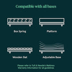 Kin By Tuft & Needle Medium Firm 10" Twin Adaptive Foam Mattress in a Box, Cooling Pressure Relief, Balanced Support, 100 Night Trial, Fiberglass-Free, CertiPUR-US, 10-Year Limited Warranty