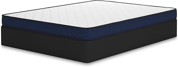 Signature Design by Ashley Full Size Medium Firm 6 Inch Memory Foam Mattress with Breathable Quilted Cover, Fiberglass Free, Mattress in A Box