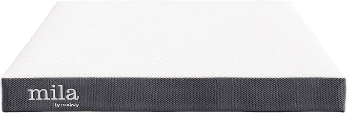 Modway Mila Firm 6" Fiberglass Free Memory Foam Full Mattress