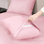 Mejoroom Twin XL Sheet Set - Hotel Luxury Microfiber Sheet & Pillowcase Sets Fits College Dorm Room Mattress - Soft, Breathable, Wrinkle & Fade Resistant - 3 Piece (Blush Pink)