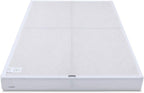 Amazon Basics Smart Box Spring Bed Base, 5-Inch Height Mattress Foundation, Tool-Free Easy Assembly, Twin, 74"L x 38"W x 5"H, White