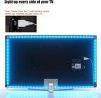 PANGTON VILLA Led Lights for TV LED Backlight,16.4FT RGB Smart LED Strip Lights for 65-75in TV, Bluetooth APP & Remote Control Music Sync & Multi-Scene Modes-USB Powered LED Lights for Bedroom/Gaming