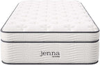 Modway Jenna 14” Innerspring Pillow Top Twin Mattress With Individually Encased Coils