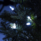Christmas Lights - Battery Operated String Lights 50 LED String Lights Mini Lights with Auto-Timer and 8 Lighting Modes for Christmas Wreath Party Wedding Garden Home Decoration, White