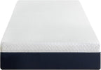 ZINUS 12 Inch Twin Cooling Comfort Hybrid Mattress [New Version], Fiberglass Free, Medium Firm Feel, Motion Isolation, Certified Safe Foams & Fabric