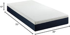 ZINUS 10 Inch Twin Cooling Comfort Hybrid Mattress [New Version], Fiberglass Free, Medium Firm Feel, Motion Isolation, Certified Safe Foams & Fabric