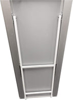 Full Length LED Lighted Free Standing Floor Mirror with ON/OFF Touch Button for Makeup, Dressing in Bedroom & Living Room 19"x59" by Fab Glass and Mirror
