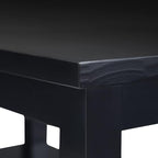 SIMPLIHOME Warm Shaker SOLID WOOD 14 inch Wide Rectangle Transitional Narrow Side Table in Black for the Living Room and Bedroom