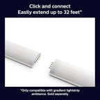Philips Hue Indoor 3-Foot Smart LED Light Strip Extension - Flowing Multicolor Effect - Requires Base Kit - 1 Pack - Control with Hue App - Works with Alexa, Google Assistant and Apple HomeKit