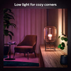 Philips Hue Smart 60W A19 LED Bulb - White and Color Ambiance Color-Changing Light - 4 Pack - 800LM - E26 - Indoor - Control with Hue App - Works with Alexa, Google Assistant and Apple Homekit