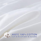 ABENE Mattress Topper for Back Pain Relief, Extra Thick Mattress Pad Pillowtop, Soft Mattress Protector Cover with 8"-21" Deep Pocket (Pure White, King, Feather Down)