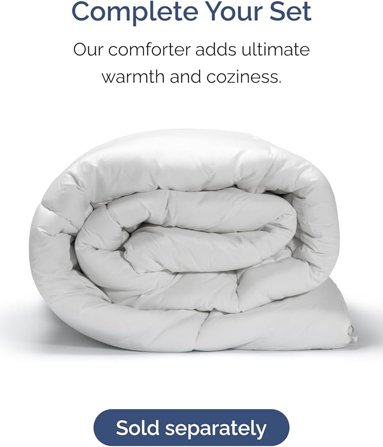Extra Deep Twin Sheet Set - 4 Piece Breathable & Cooling Sheets - Hotel Luxury Bed Sheets Set - Easy & Secure Fit - Soft, Wrinkle Free & Comfy Sheets Set - French Grey Sheet Set w/Extra Deep Pockets