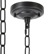5.16Inch Light Canopy Kit with 6 Feet Chain, Ceiling Plate for Chandelier with Mounting Hardware, Iron Ceiling Canopy Kit for Pendant Light, Easy to Install
