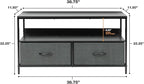 Sorbus TV Stand Dresser with 2 Drawers - Television Riser Chest with Storage - Bedroom, Living Room, Closet, & Dorm Furniture