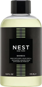 NEST New York Reed Diffuser Liquid Refill, Bamboo - 5.9 fl oz - Fragrance for Up to 90 Days - Flame Free