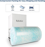 IULULU Mattress Topper, 4 Inch Gel Memory Foam Mattress Topper, California King, CertiPUR-US Certified