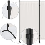 Morngardo Room Divider Folding Privacy Screens 3 Panel Partitions Dividers Portable Separating for Home Office Bedroom Dorm Decor